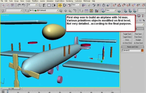 Creation of Rocky island aviator: Step 1